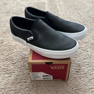Vans Classic Slip-On M5/W6.5 Perf Leather
